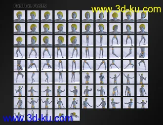 3D打印模型FSL Rigged and Morphing Binding Magics Iray的图片