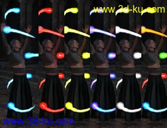 FSL Rigged and Morphing Supreme Magics Iray模型的图片22