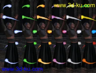 FSL Rigged and Morphing Supreme Magics Iray模型的图片24