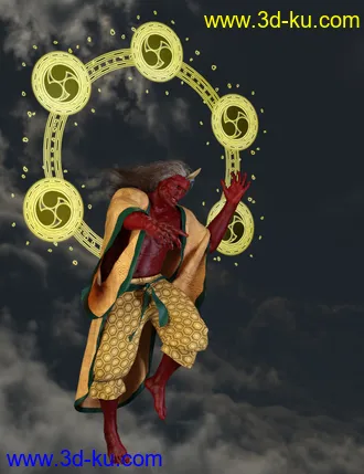 3D打印模型FSL Rigged and Morphing Supreme Magics Iray的图片