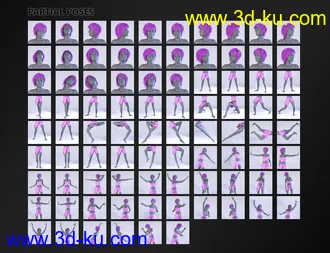 FSL Rigged and Morphing Supreme Magics Iray模型的图片55