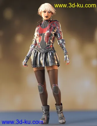 3D打印模型Fury Outfit for Genesis 8 Female(s)的图片