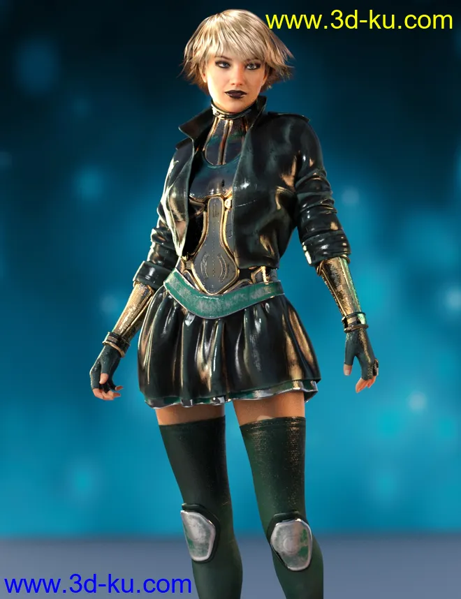 Fury Outfit for Genesis 8 Female(s)模型的图片2
