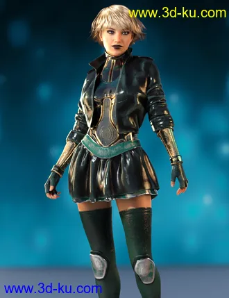 3D打印模型Fury Outfit for Genesis 8 Female(s)的图片