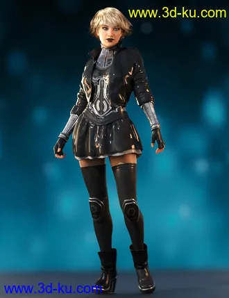 3D打印模型Fury Outfit for Genesis 8 Female(s)的图片