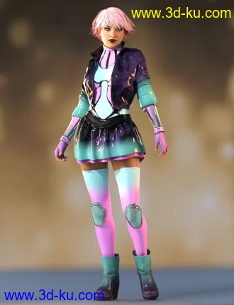 3D打印模型Fury Outfit for Genesis 8 Female(s)的图片
