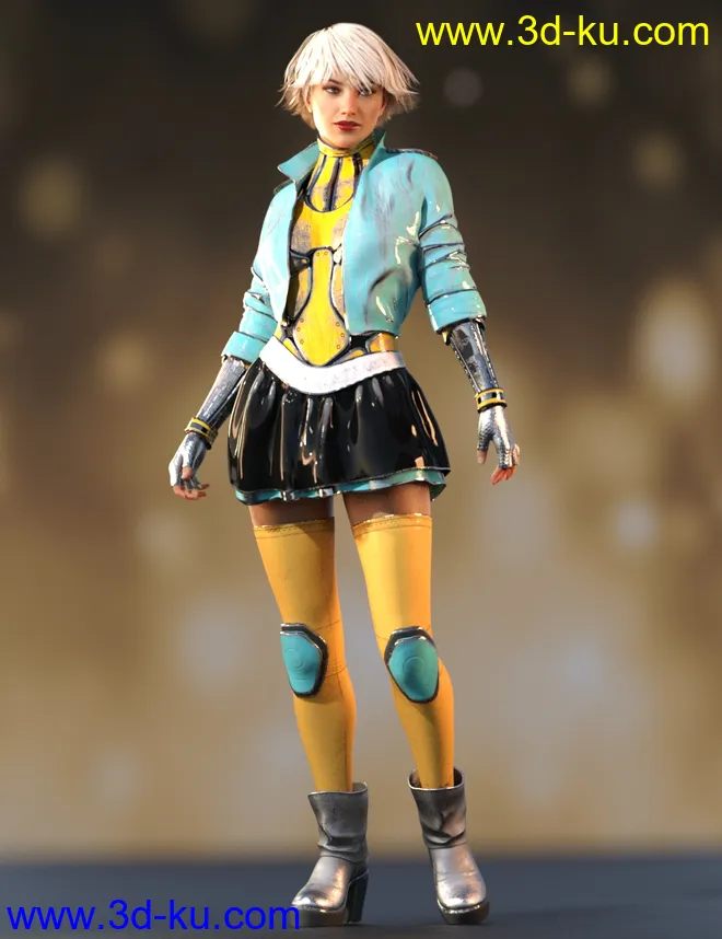 Fury Outfit for Genesis 8 Female(s)模型的图片9