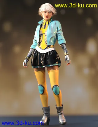 3D打印模型Fury Outfit for Genesis 8 Female(s)的图片