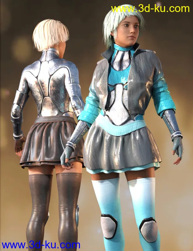 Fury Outfit for Genesis 8 Female(s)模型的图片10
