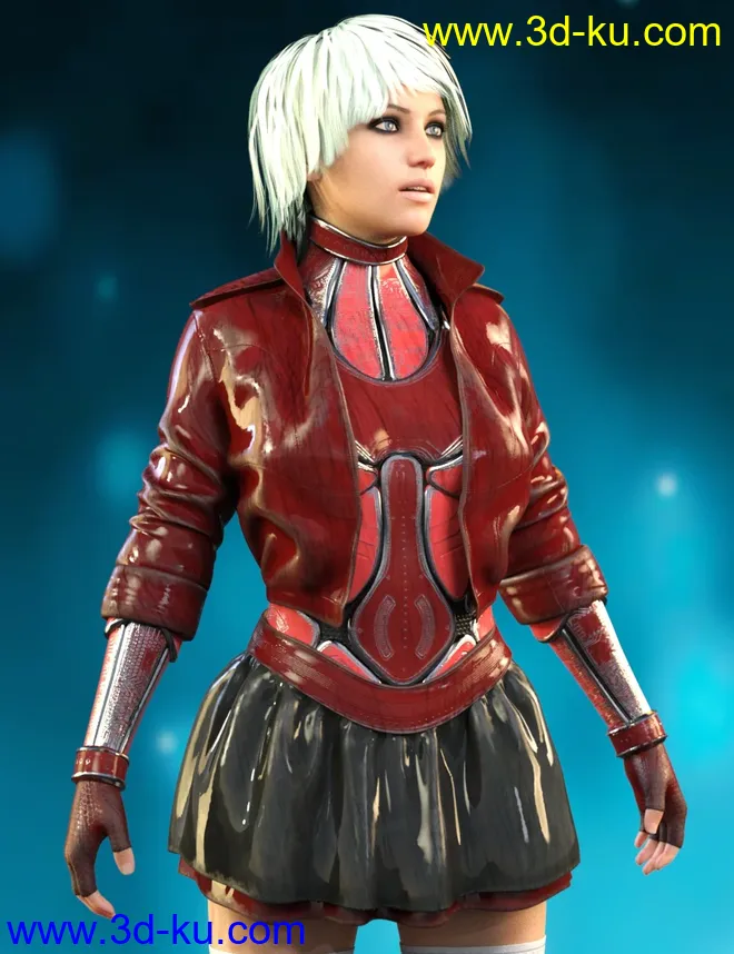 Fury Outfit for Genesis 8 Female(s)模型的图片11