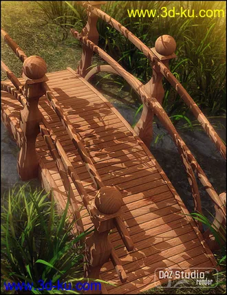 3D打印模型Garden Escape Bridge的图片
