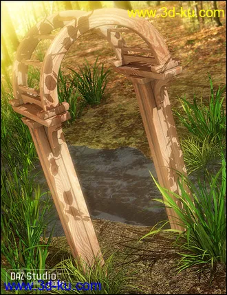 3D打印模型Garden Escape Bridge的图片