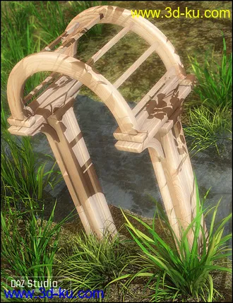 3D打印模型Garden Escape Bridge的图片