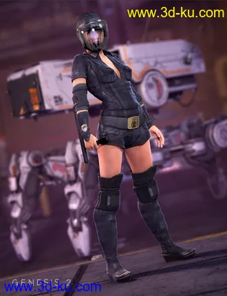 3D打印模型GCop for Genesis 2 Female(s)的图片