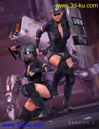 3D打印模型GCop for Genesis 2 Female(s)的图片