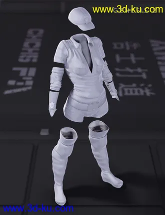 3D打印模型GCop for Genesis 2 Female(s)的图片