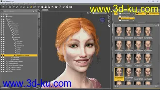 3D打印模型Genesis 3 & 8 Face Controls的图片