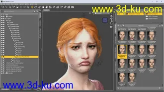 3D打印模型Genesis 3 & 8 Face Controls的图片
