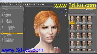 3D打印模型Genesis 3 & 8 Face Controls的图片