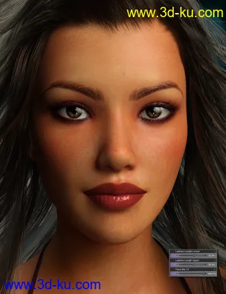 3D打印模型Genesis 3 Female Head Morph Resource Kit 3的图片