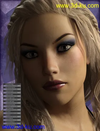 3D打印模型Genesis 3 Female Head Morph Resource Kit 3的图片