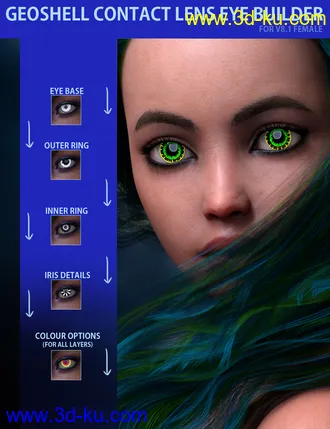 3D打印模型Geoshell Contact Lens Builder for Victoria 8.1的图片