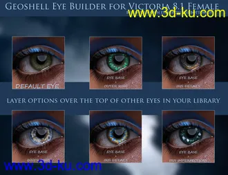 3D打印模型Geoshell Eye Builder for Victoria 8.1的图片