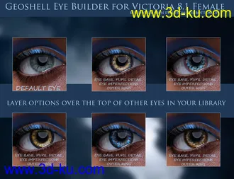 3D打印模型Geoshell Eye Builder for Victoria 8.1的图片
