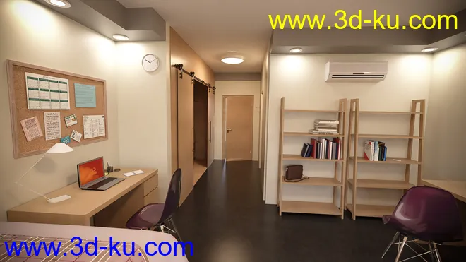 Girls Dorm Room模型的图片3
