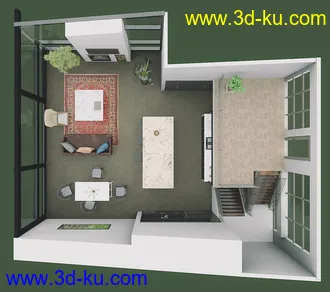 3D打印模型Glass Commons的图片