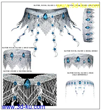 3D打印模型Glitter Fantasy for the Fantasy Collar的图片