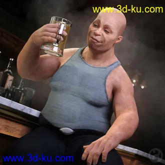 3D打印模型Gomer for Genesis 8 Male的图片