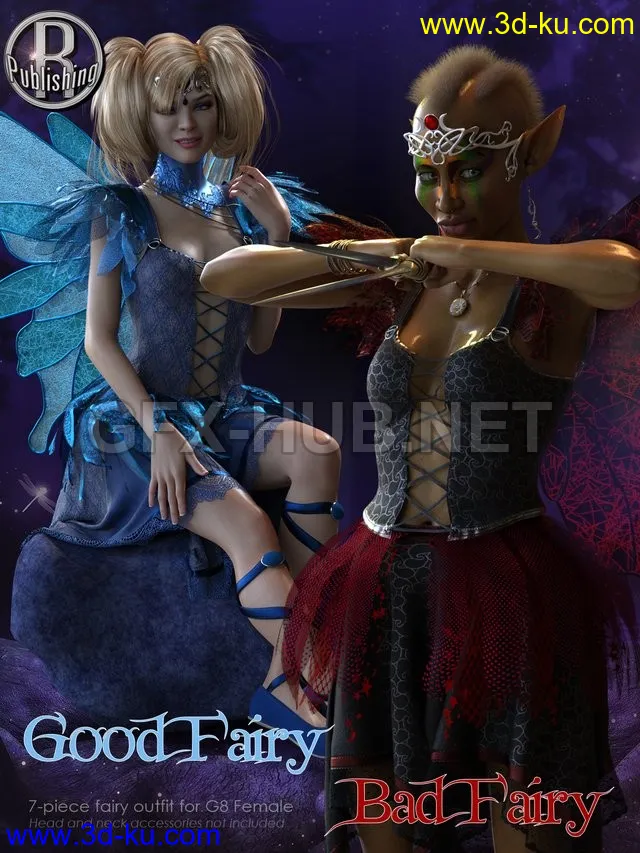 Good Fairy Bad Fairy for G8F模型的图片1