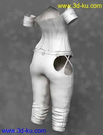3D打印模型Goth Rider for Genesis 2 Female(s)的图片