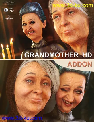 3D打印模型Grandmother HD Addon的图片