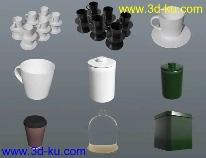 Green Coffee Shop模型的图片12