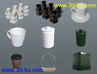 3D打印模型Green Coffee Shop的图片