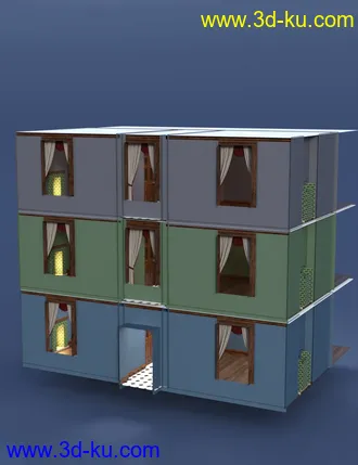 3D打印模型Grovebrook House Textures and Interior的图片