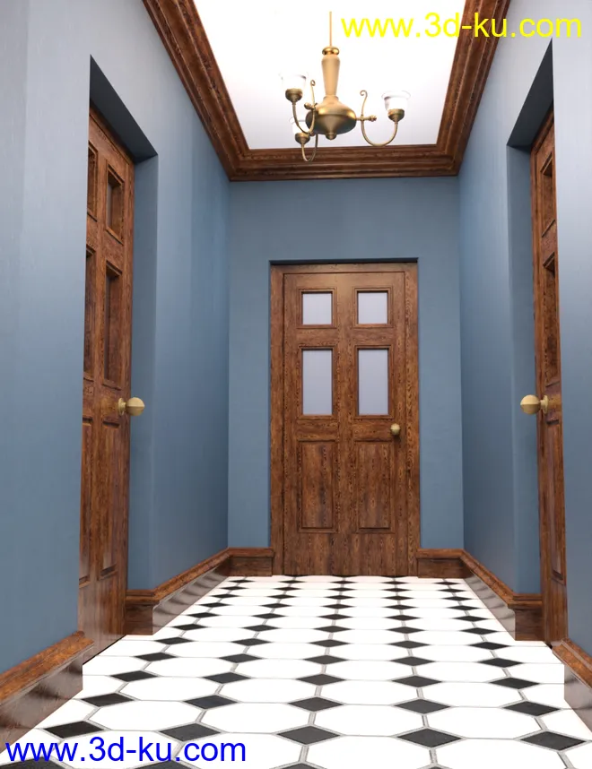 Grovebrook House Textures and Interior模型的图片5