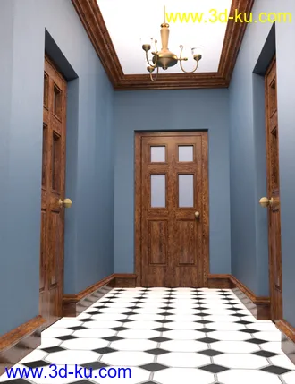 3D打印模型Grovebrook House Textures and Interior的图片