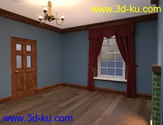3D打印模型Grovebrook House Textures and Interior的图片