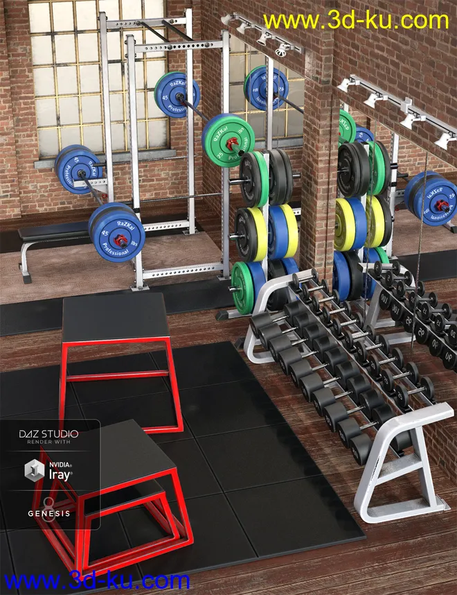Grunge Gym Props模型的图片1