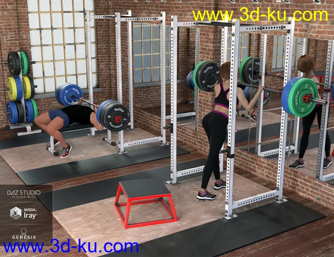 Grunge Gym Props模型的图片3