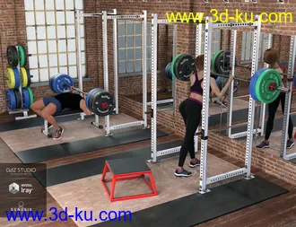 3D打印模型Grunge Gym Props的图片