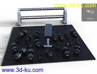 3D打印模型Grunge Gym Props的图片