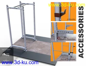 3D打印模型Grunge Gym Props的图片