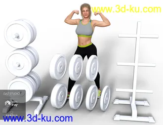 3D打印模型Grunge Gym Props的图片