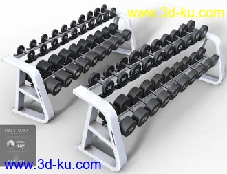 3D打印模型Grunge Gym Props的图片