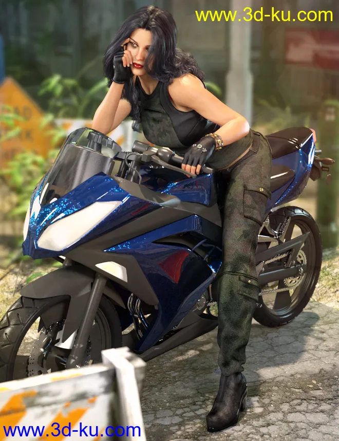 Gunnhildur Outfit for Genesis 8 Females模型的图片2