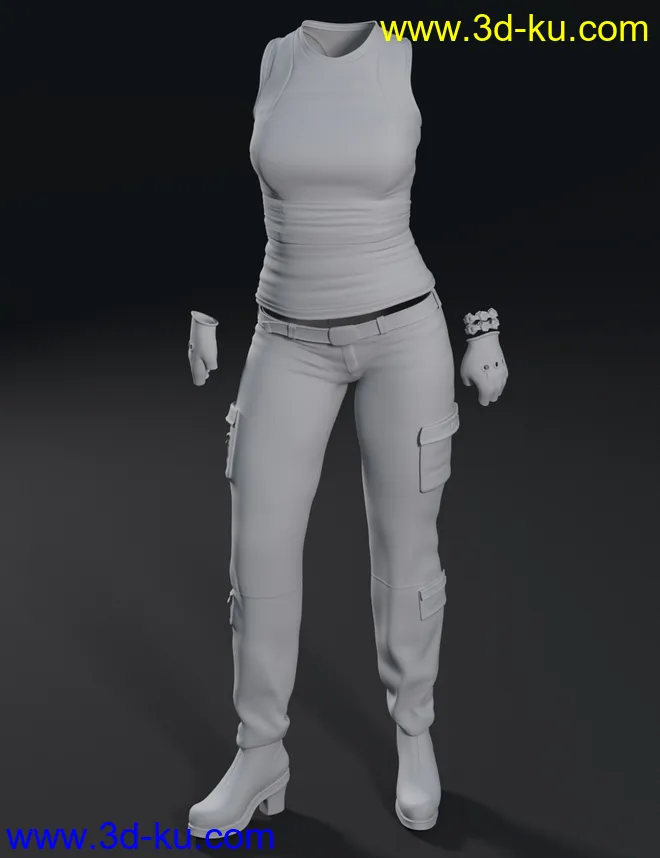 Gunnhildur Outfit for Genesis 8 Females模型的图片3